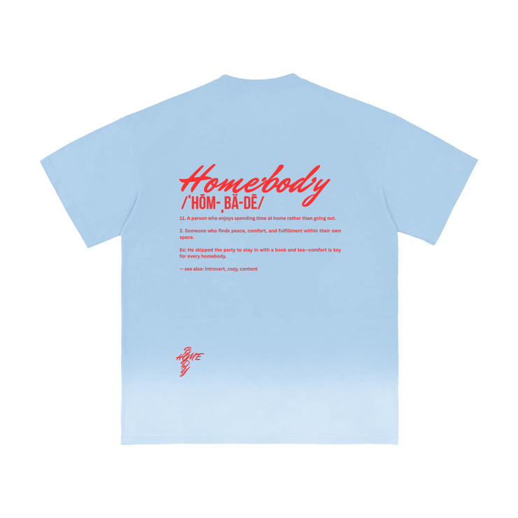 Sunfade Vintage Washed Homebody Friends Red Script T-Shirt