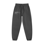 Black Homebody Friends Eco-friendly Enzyme Washed Sweatpants