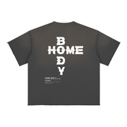 Homebody Friends Sun Fade Raw Edge T-Shirt