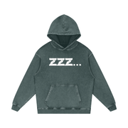 Acid Wash ZZZ Homebody Friends Oversize Hoodie