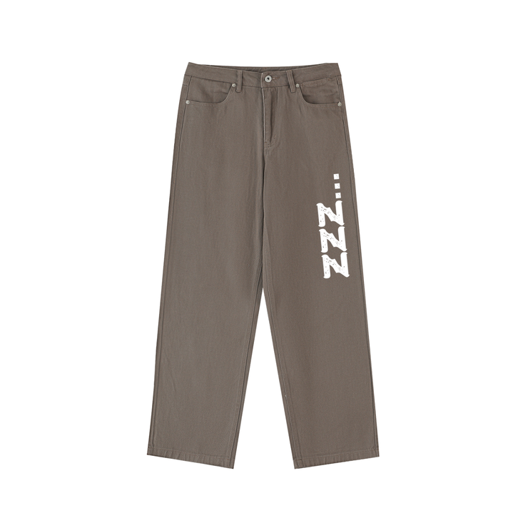 Homebody Friends Heavyweight Cotton Straight-Leg Pants