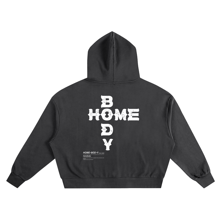 Boxy Oversized ZZZ Homebody Friends Hoodie
