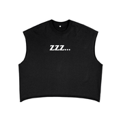 Black Homebody Friends French Terry Boxy Tank Top