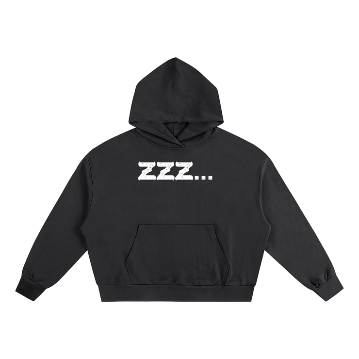 Boxy Oversized ZZZ Homebody Friends Hoodie
