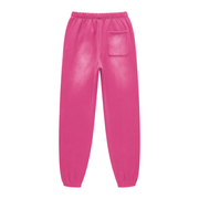 Rose Pink ZZZ Sunfade Fleeced Sweatpants