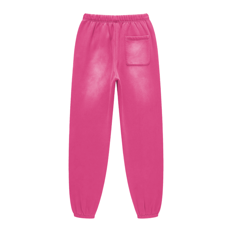 Rose Pink ZZZ Sunfade Fleeced Sweatpants