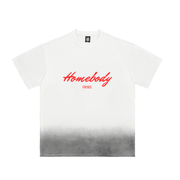 Sunfade Vintage Washed Homebody Friends Red Script T-Shirt