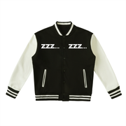 Homebody Friends Two-Tone Fleeced Varsity Jacket