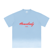 Sunfade Vintage Washed Homebody Friends Red Script T-Shirt