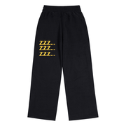 Women's Black Couch Potato Straight Leg Pants