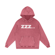 Acid Wash ZZZ Homebody Friends Oversize Hoodie