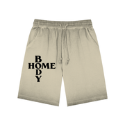 Khaki Homebody Friends Reverse Dyed Sweatshorts