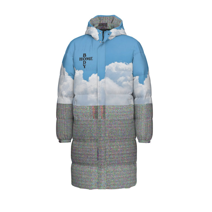 Homebody Friends Cloudy Sky Unisex Long Down Jacket