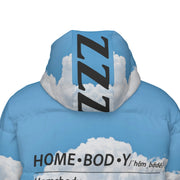 Homebody Friends Cloudy Sky Unisex Long Down Jacket