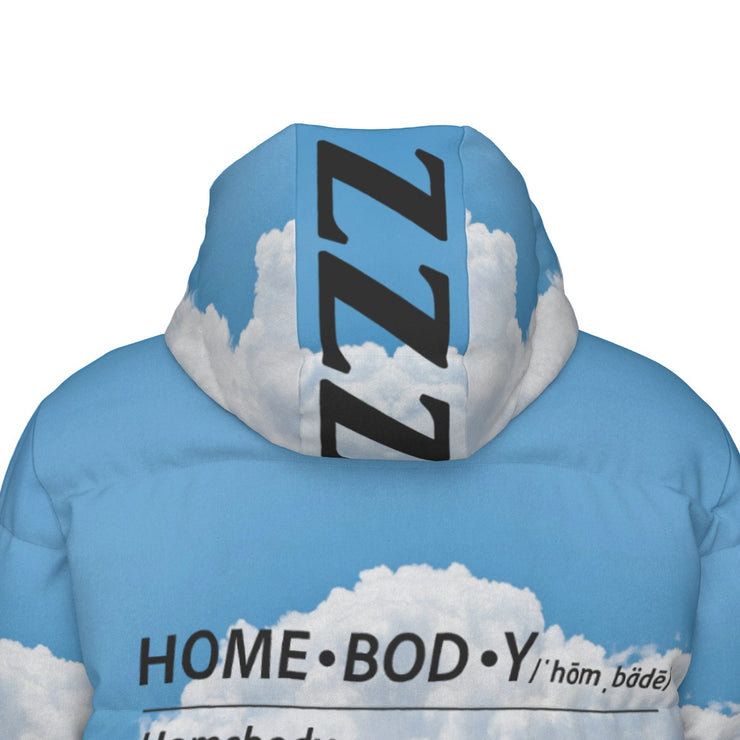 Homebody Friends Cloudy Sky Unisex Long Down Jacket