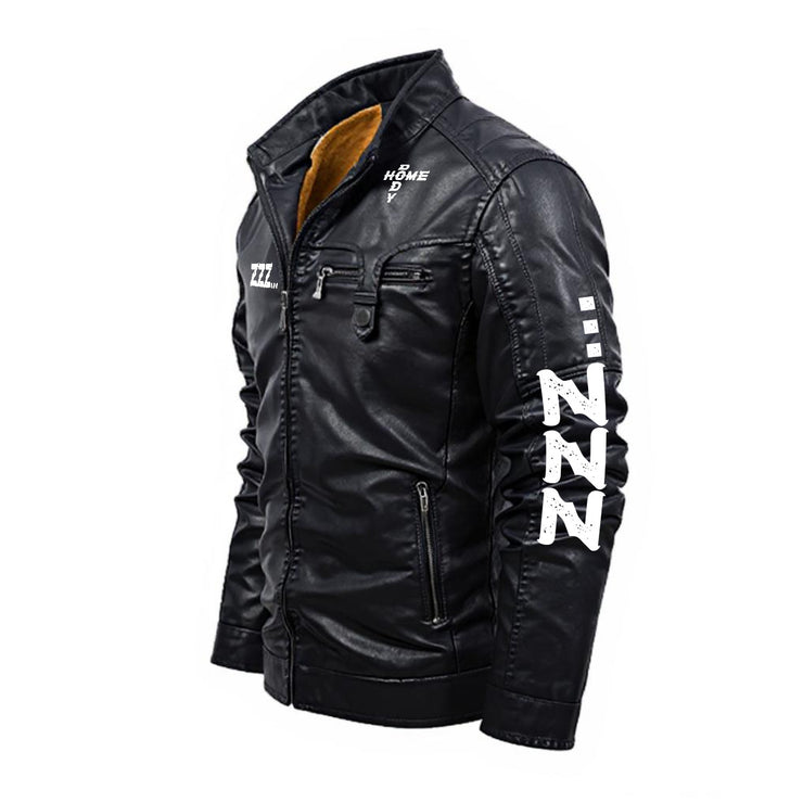 Homebody Friends Fleeced Leather Jacket