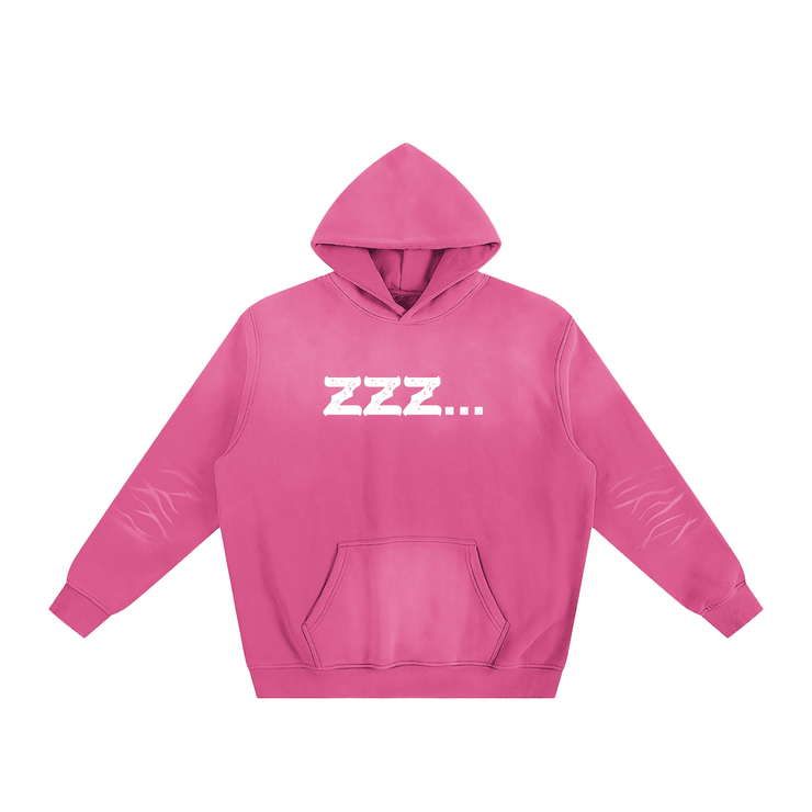 Sunfade Fleeced ZZZ Homebody Friends Hoodie