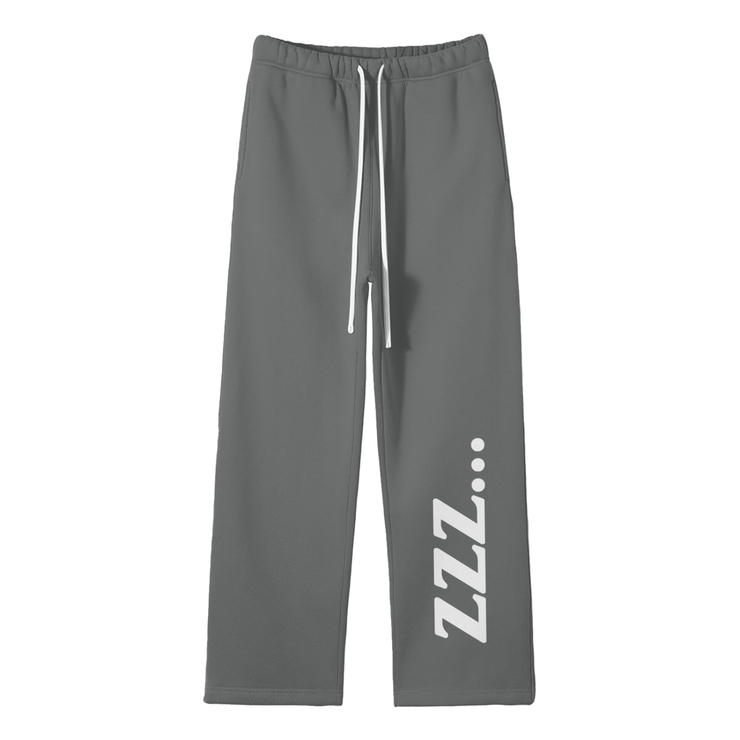 Gray Homebody Friends Fleece Straight Leg Pants