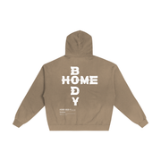 Hand-Frayed ZZZ Homebody Friends Sunfade Zip Hoodie