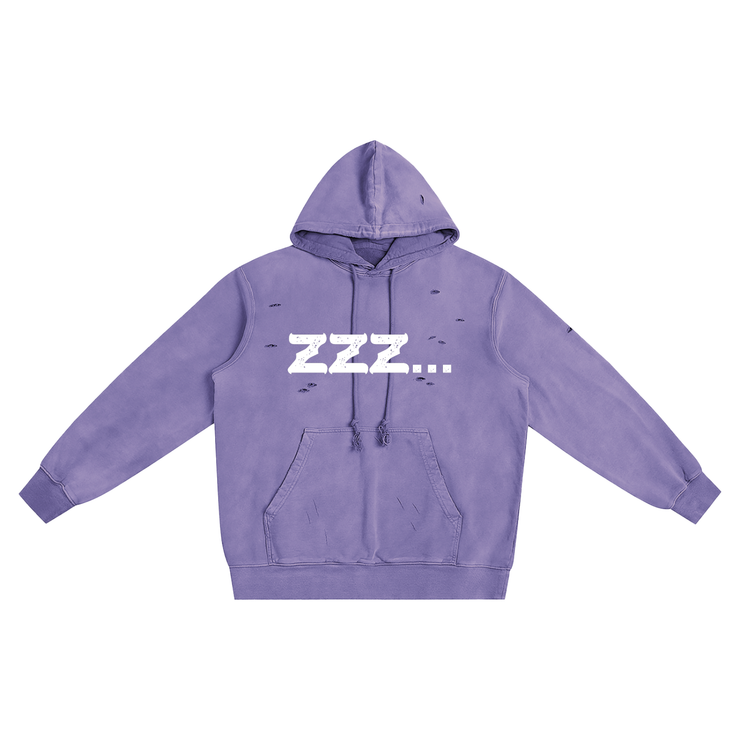 Homebody Friends Heavyweight Pure Cotton Hand-Frayed Monkey Washed Hoodie