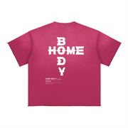 Homebody Friends Sun Fade Raw Edge T-Shirt