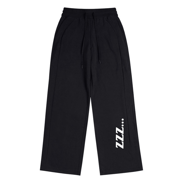 Black Homebody Friends Straight Leg Pants