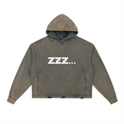 Homebody Friends Vintage Washed Frayed-Hem Hoodie