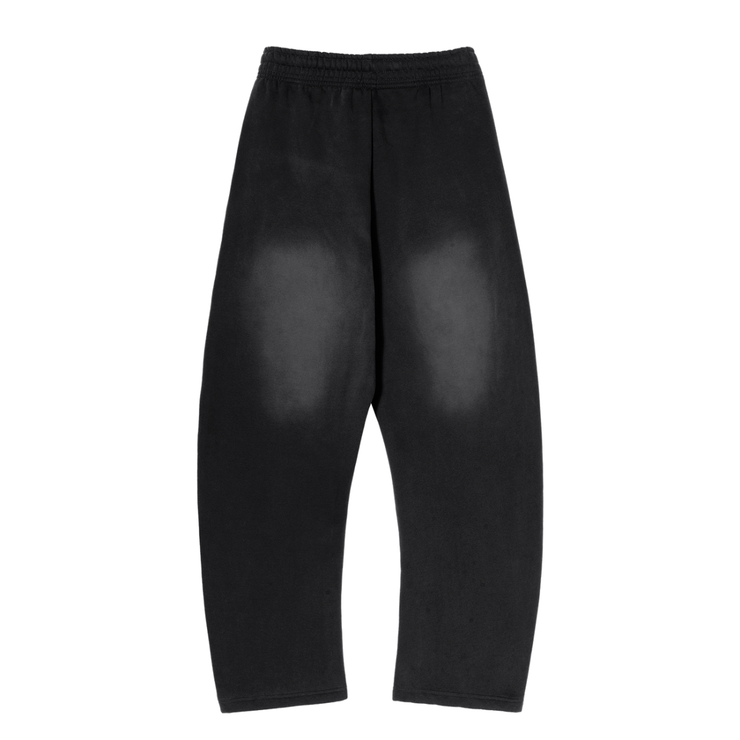 Black ZZZ Sunfade Curved Blade Sweatpants