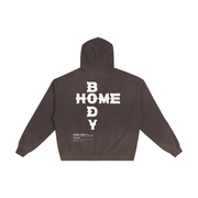 Hand-Frayed ZZZ Homebody Friends Sunfade Zip Hoodie