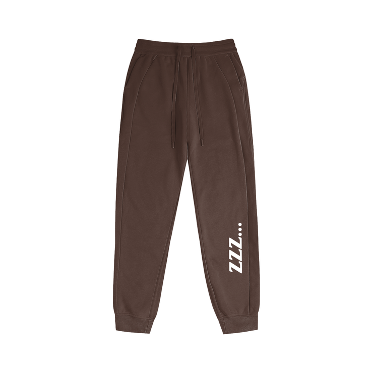 Coffee Color ZZZ Jogger Pants