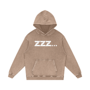 Acid Wash ZZZ Homebody Friends Oversize Hoodie