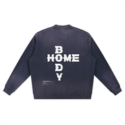 Homebody Friends Sun Fade Heavyweight Baseball Jacket