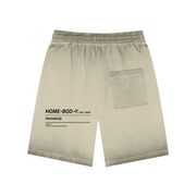 Khaki Homebody Friends Reverse Dyed Sweatshorts
