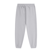 Flower Gray Fleece Joggers