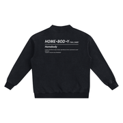 Black Homebody Friends Snow Washed Cardigan