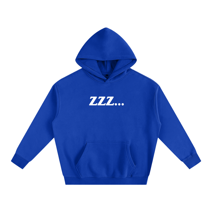 Klein Blue Homebody Friends Oversize Fleeced Hoodie