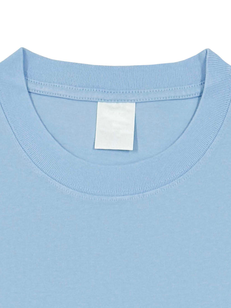 Blue Sunfade Vintage Washed ZZZ Homebody Friends T-Shirt