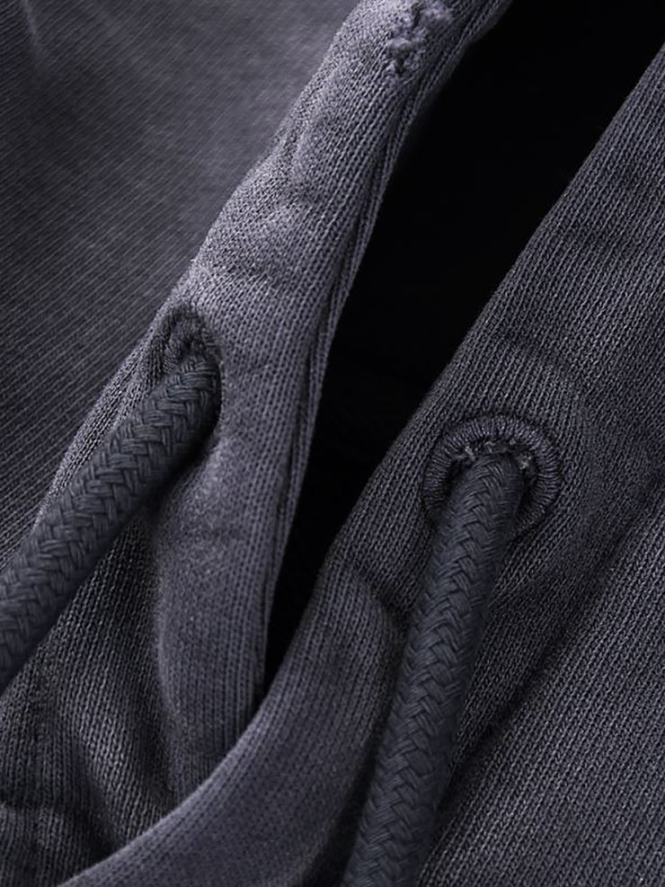 Homebody Friends Heavyweight Pure Cotton Hand-Frayed Monkey Washed Hoodie