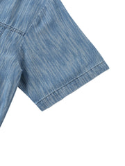 Homebody Friends Distressed Wash Short-Sleeve Shirt