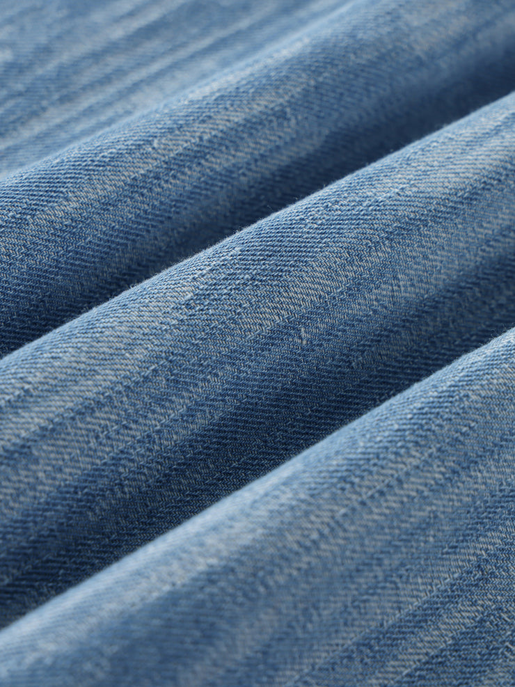 Homebody Friends Distressed Wash Short-Sleeve Shirt