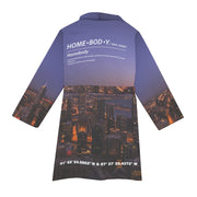 "Chicago" Homebody Friends Robe mockup back view