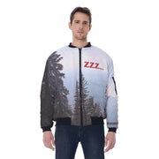 Men's Autumn Printed Bomber Jacket - Homebody Friends