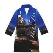 "Seattle" Homebody Friends Robe mockup front view
