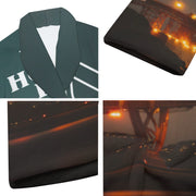 "Golden Gate" Homebody Friends Robe up close mockup view