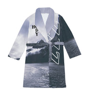 "NEW ZEALAND" Homebody Friends Robe mockup front view