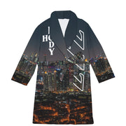 "Seoul" Homebody Friends Robe mockup front view