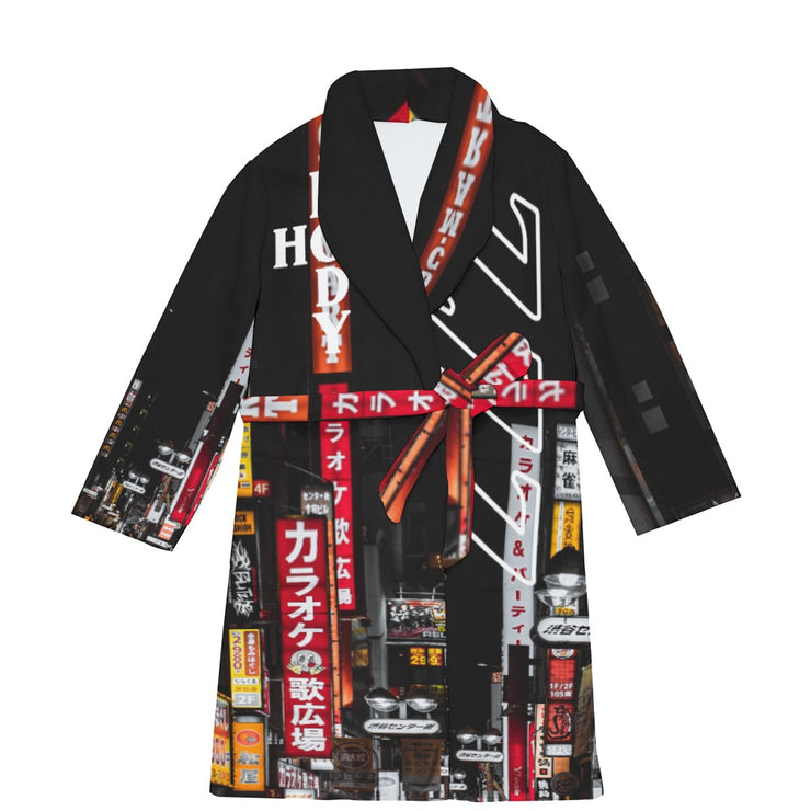 "Tokyo" Homebody Friends Robe mockup front view