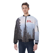 Men's Autumn Printed Bomber Jacket - Homebody Friends