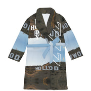 "Hollywood" Homebody Friends Robe mockup front view