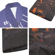 "Chicago" Homebody Friends Robe mockup up close view